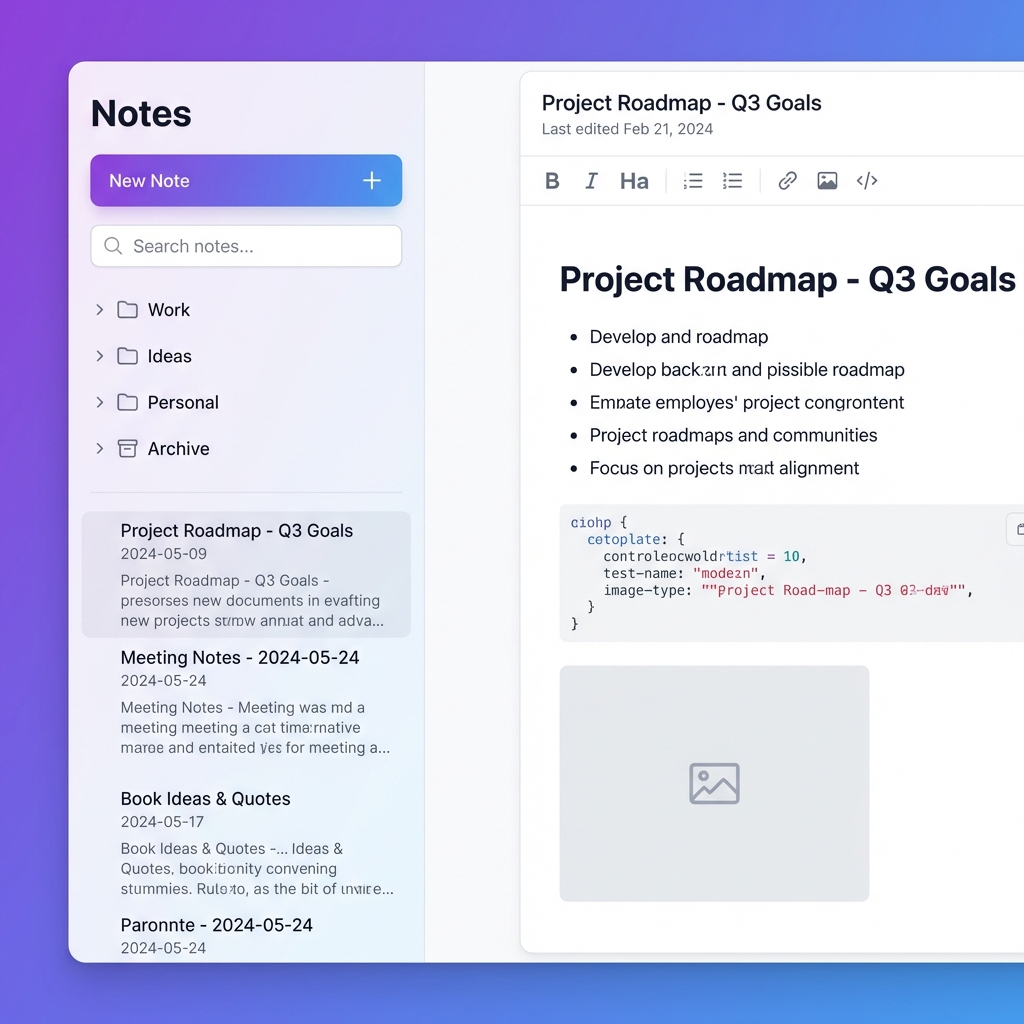 Cloud Based Notes Web Application